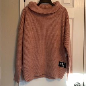 pink Calvin Klein sweater